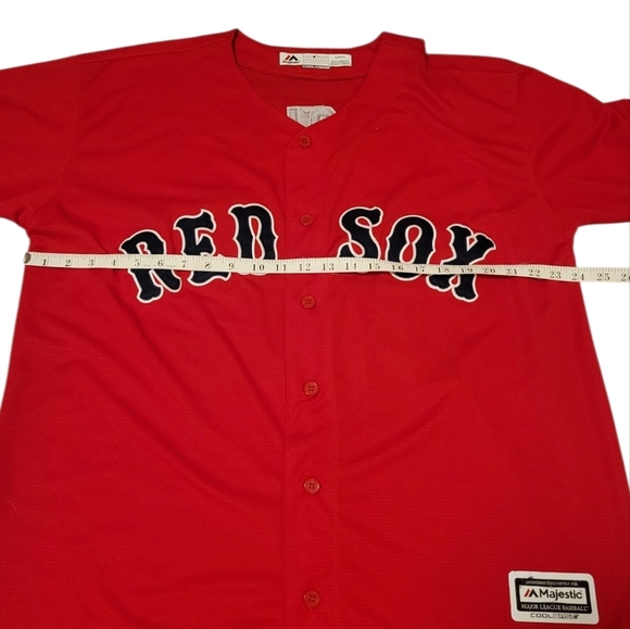 Red Sox Brock Holt MLB Baseball Boston Jersey Majestic Cool Base #12 Men's XL - Picture 5 of 9